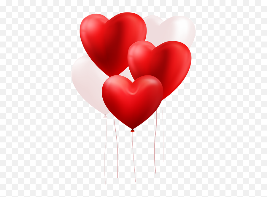 Heart Balloons Clip Art Png Image Szív - 2 Love Png,Calendar Emoji Png