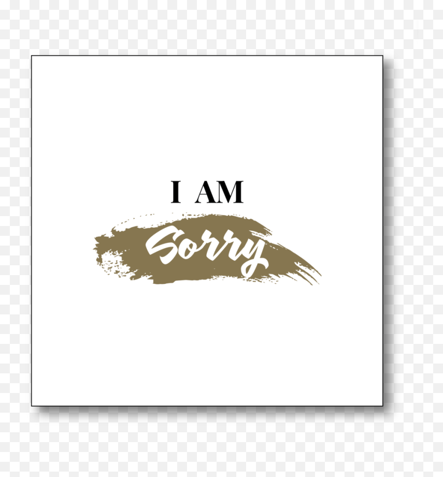 I Am Sorry U2014 Godsent Greetings - Graphic Design Png,Sorry Png