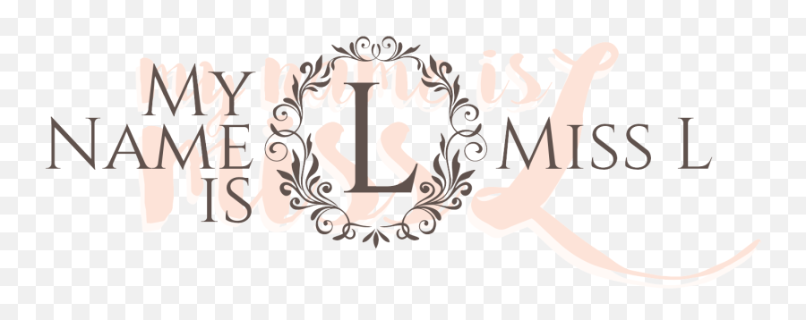 My Name Is Miss L Logo Full - Illustration Png,L Logo Design