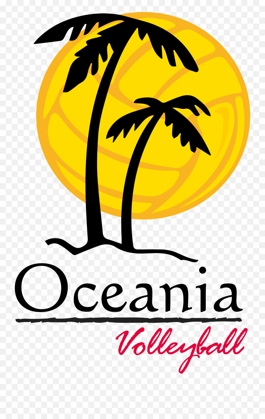 Home - Oceania Volleyball Flamingo And Palm Tree Clip Art Png,Volleyball Logo