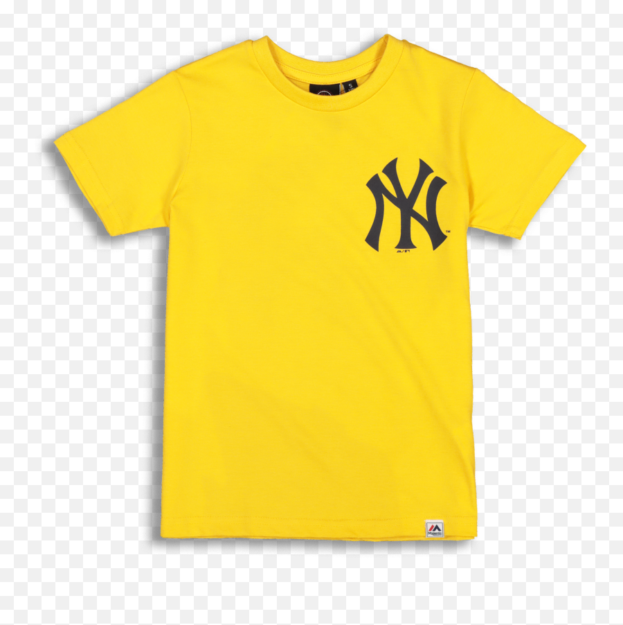 Majestic Athletic Youth New York Yankees Team Logo Tee Gold - Snoopy Pocket Shirt Png,New York Yankees Logo Png