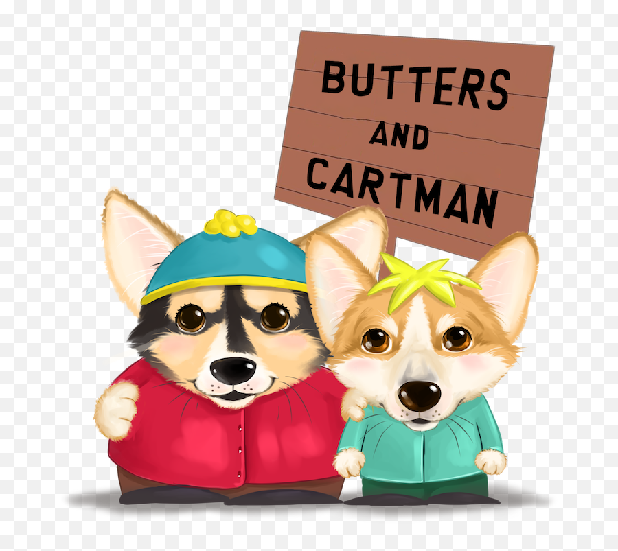 Butters And Cartman - Damn Delicious Companion Dog Png,Cartman Png