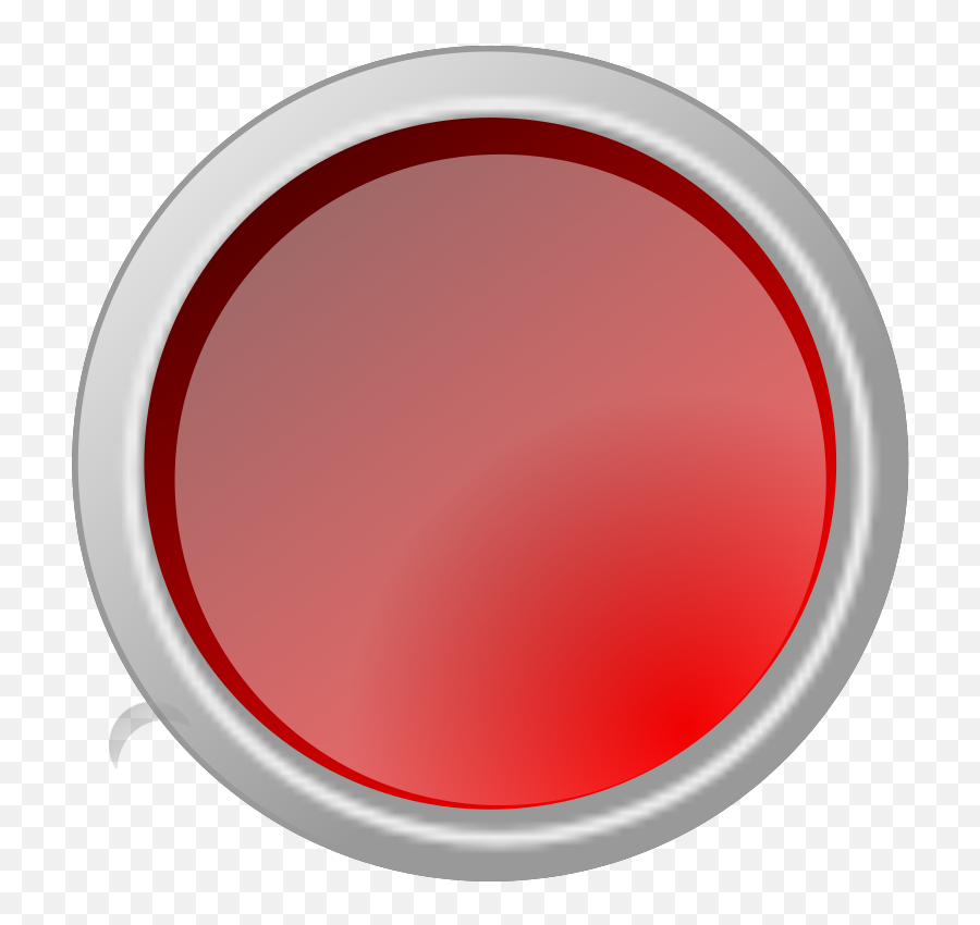 Glossy Red Button Svg Clip Arts - Circle Png,Red Button Png