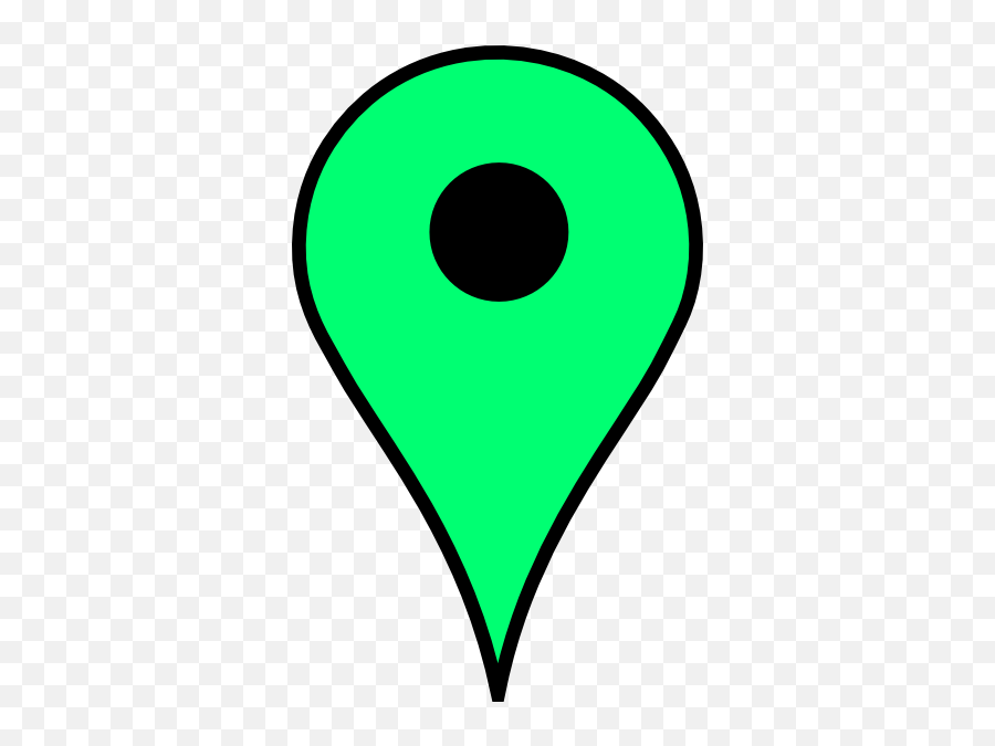 Map Pin Green Clip Art - Green Map Pins Png,Google Maps Pin Png