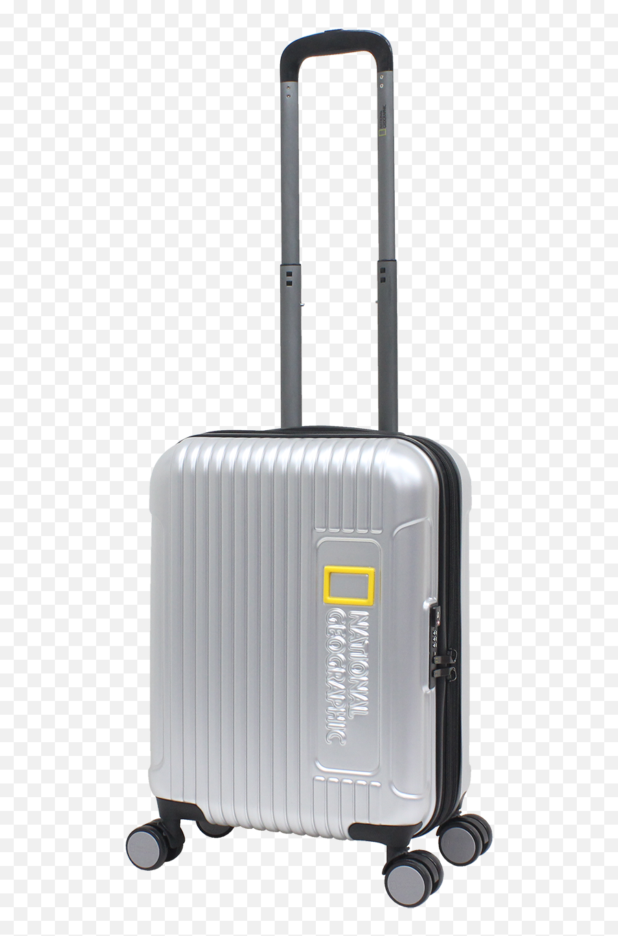 National Geographic Canyon Pc - Abs Luggage Silver National Geographic Canyon Luggage Png,National Geographic Logo Png