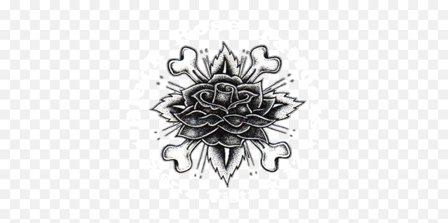 Rose Tattoo Png Transparent Free Images - Decorative,Tattoo Transparent  Background - free transparent png images 