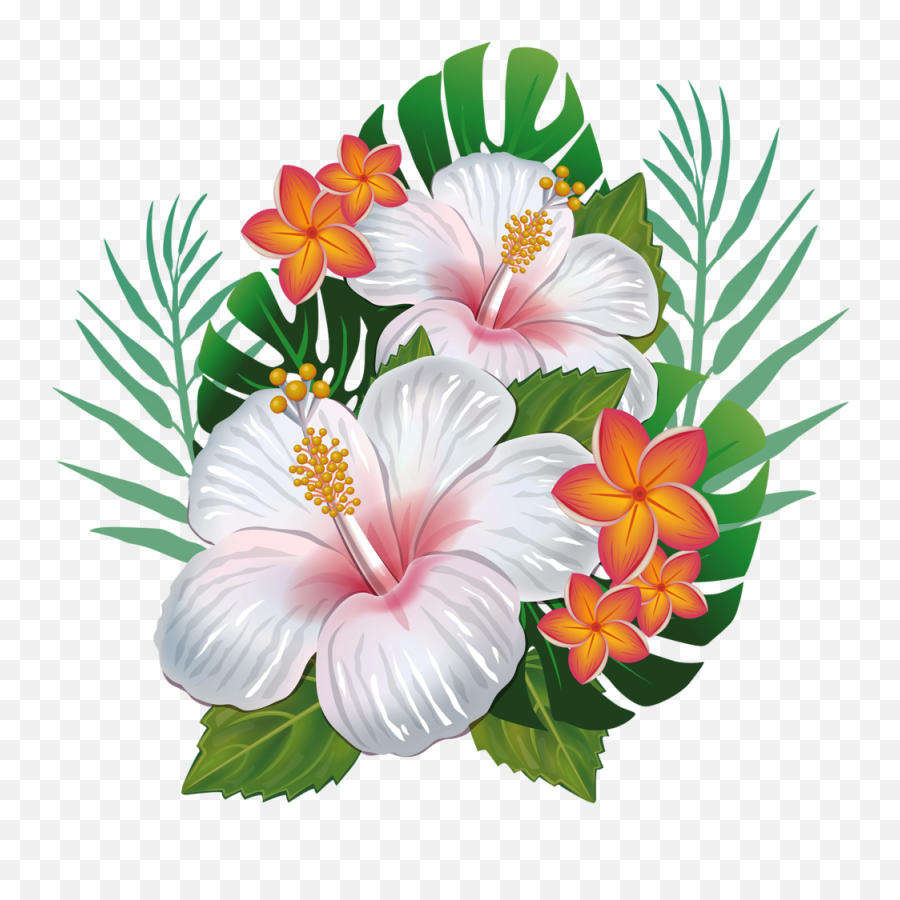 Hibiscus Clipart Wedding Hawaii - Transparent Hawaiian Flower Png,Hawaii Png