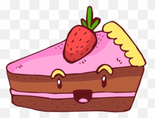 Transparent Png Svg Vector File - Strawberry Cake Cartoon,Strawberries Transparent Background