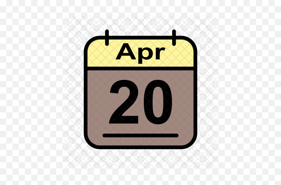 April Icon - Horizontal Png,April Png