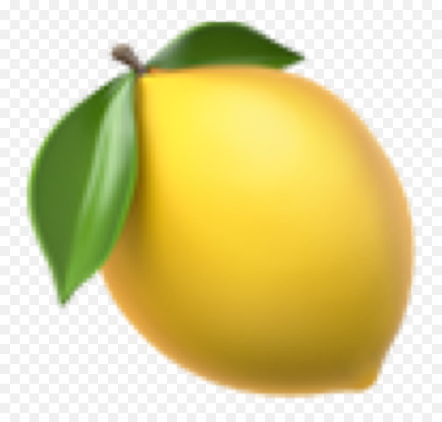 Lemon Emoji Emojiiphone Yellow Cute Freetoedit - Sweet Lemon Png,Lime Transparent Background