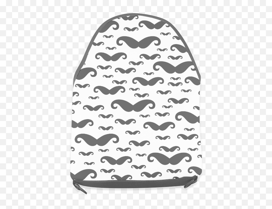 Black Handlebar Mustache Moustache Pattern Crossbody Bag Model 1631 Id D539407 - Beanie Png,Handlebar Mustache Png