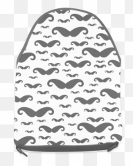 Black Handlebar Mustache Moustache Pattern Crossbody Bag Model 1631 Id D539407 - Beanie png