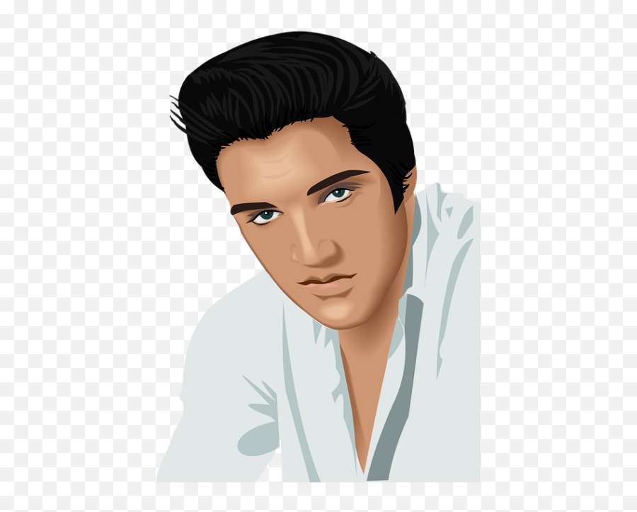 Download Elvis Hair Png - Cabelo Do Elvis Presley,Elvis Presley Png