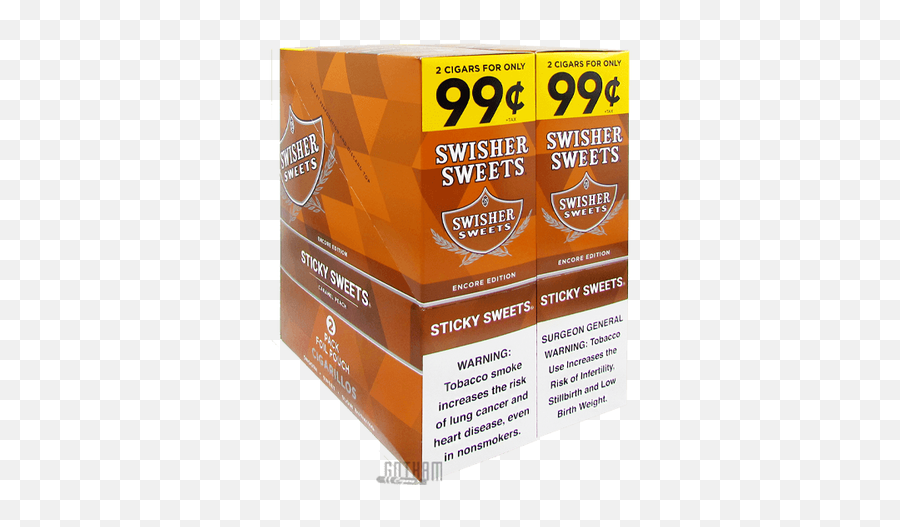 Swisher Sweets Cigarillos Sticky Sweet - Product Label Png,Swisher Sweets Logo