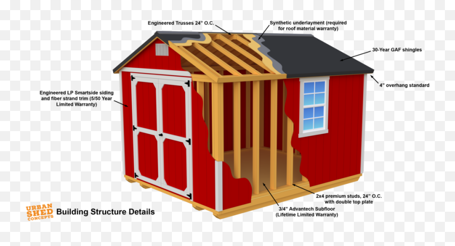Urban Shed Concepts - Vertical Png,Shed Png