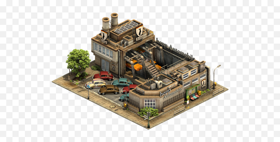 33 Postmodernera Car Factory - Forge Of Empires House Png,Factory Png