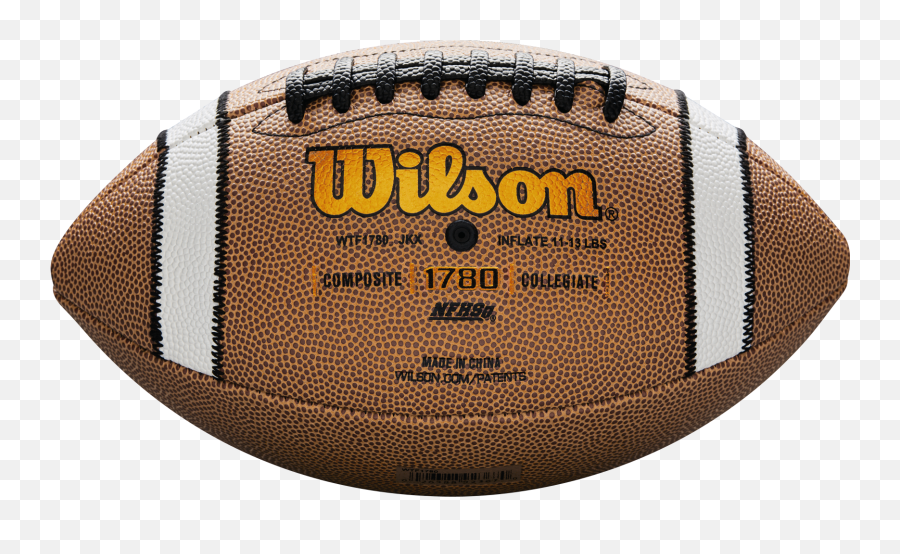 Wilson Gst Game Series Official Size Ncaa Composite Football - Wilson Gst Tdy Youth Composite Football Png,Football Laces Png