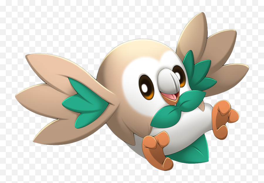 Pokemon Pokedex - Rowlet Pokemon Hd Png,Rowlet Png