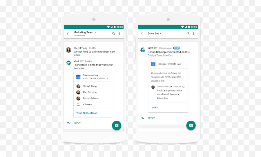 G Suite - Hangouts Chat Google Hangout Png,Hangouts Transparent Ui