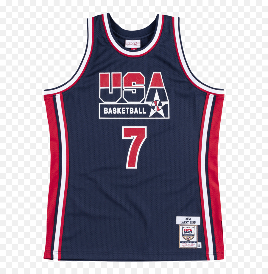 Mitchell U0026 Ness Dream Team Larry Bird Authentic 1992 Jersey - Magic Johnson Usa Jersey Png,Larry Bird Png