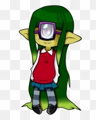 Cyclops Girl By Riverfisk - Anime Girl Cyclops With Glasses Cyclops Wearing Glasses Png,Cyclops Png