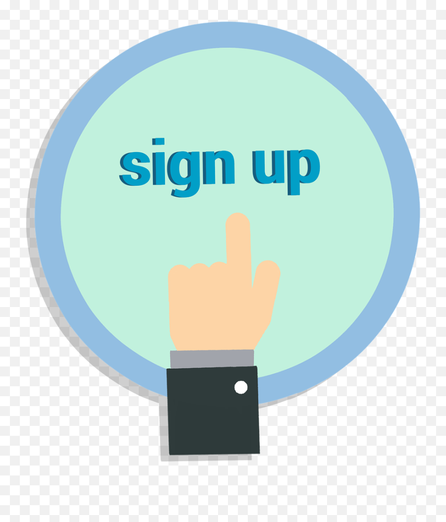 Sign Up Registration Website - Transparent Sign Up Icon Png,Sign Up Icon