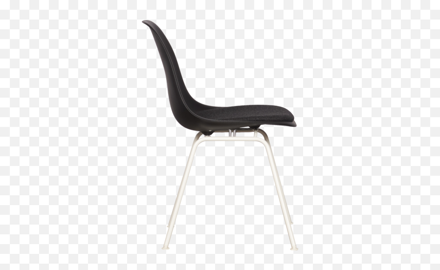 Eames Upholstered Molded Shell Side Chair U2013 Black With Panda - Solid Png,Shell Stores Icon