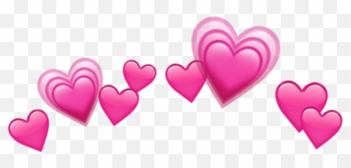 Crown Heart Pink Tumblr Icon Kawaii Sticker By Jani - Blue Png
