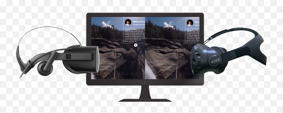 Download With Wonda Vr It Is Possible - Computer Monitor Png,Oculus Png
