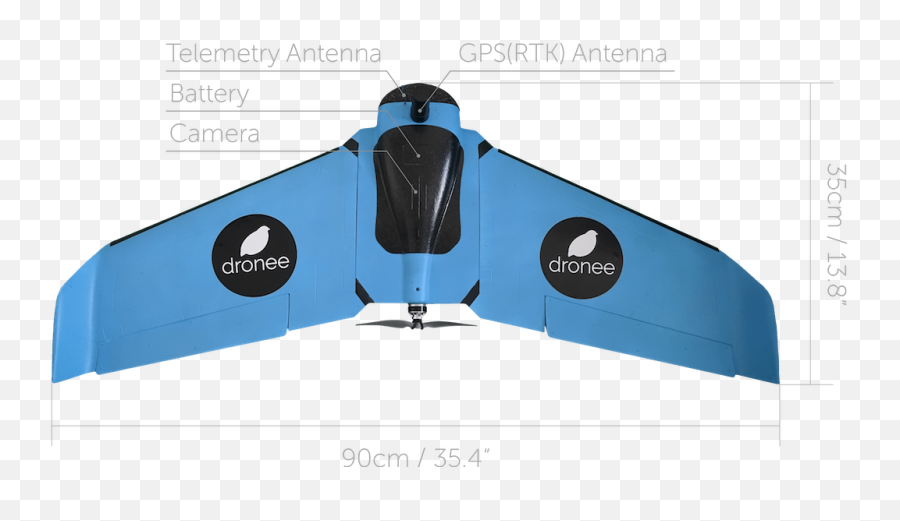 Professional Wing Drone With Rtkppk - Dronee Cornette U2013 Dronee Drone Rtk Png,Winged Shoe Icon