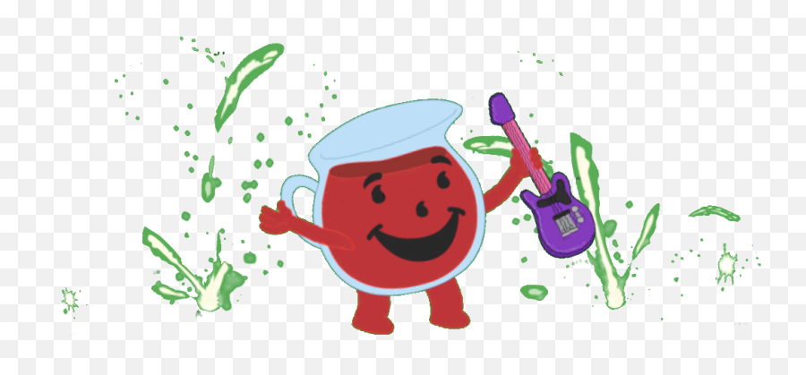 Download Kool Aid Man Rock Out - Cartoon Png,Kool Aid Man Transparent