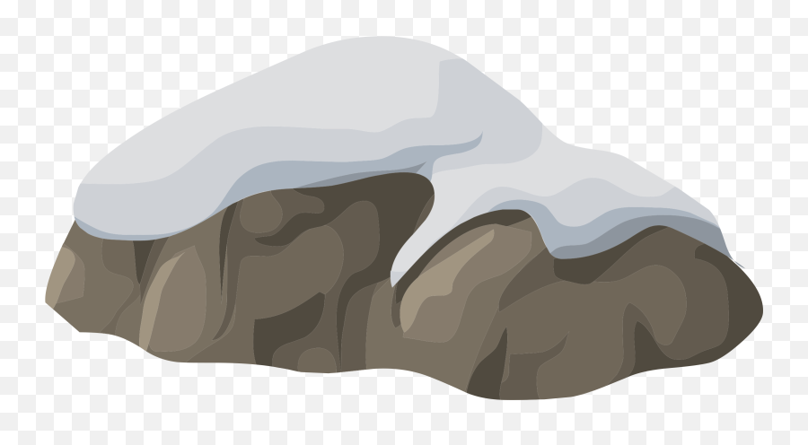 Coal Clipart Transparent Background - Cartoon Rocks With Snow Png,Rock Clipart Transparent