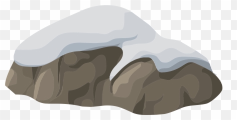 Coal Clipart Transparent Background - Cartoon Rocks With Snow png