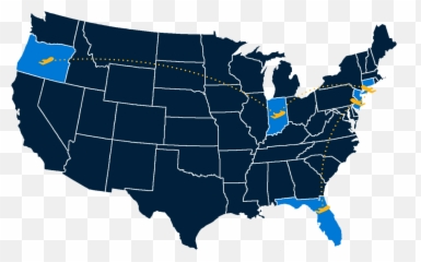 Cloudcare Take Flight Event Series - Usa Map Png