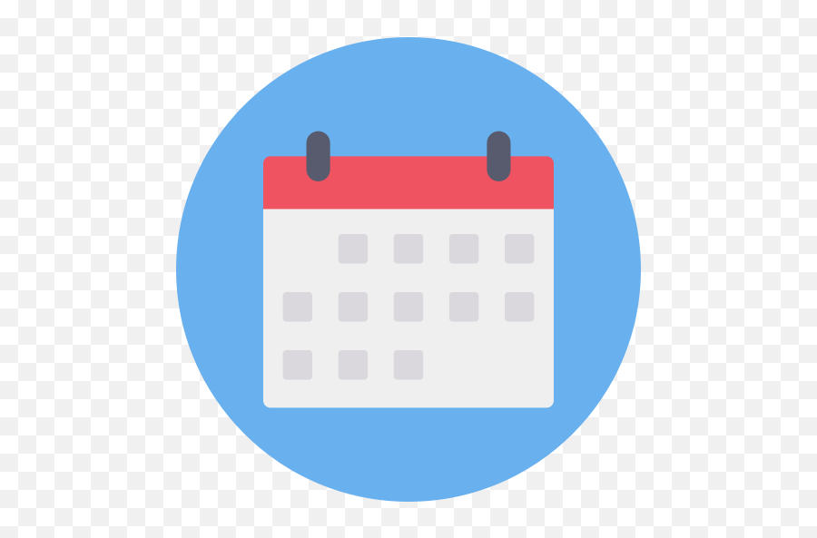 Calendar - Free Time And Date Icons Calendar Flat Icon Png,Calendar Of Events Icon