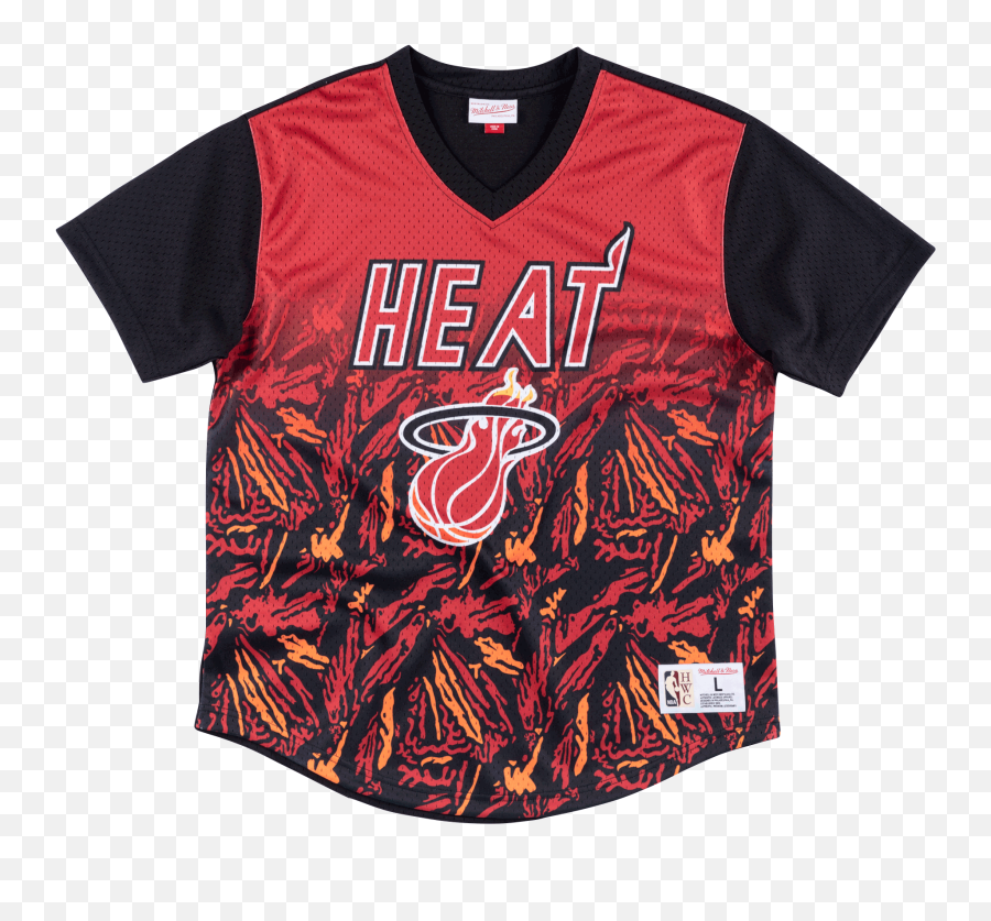 Game Winning Shot Mesh V - Neck Miami Heat Toronto Raptors Png,Miami Heat Logo Png