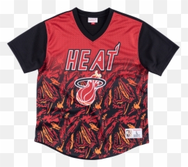 Game Winning Shot Mesh V - Neck Miami Heat Toronto Raptors Png,Miami Heat Logo Png