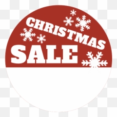 Christmas Sticker - Circle Png,Sale Sticker Png