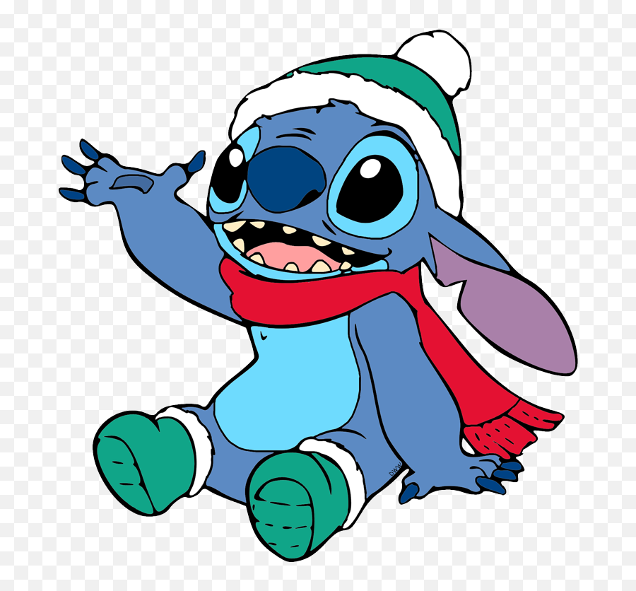 Lilo And Stitch Clip Art Disney Galore - Stitch Winter Png,Stich Png