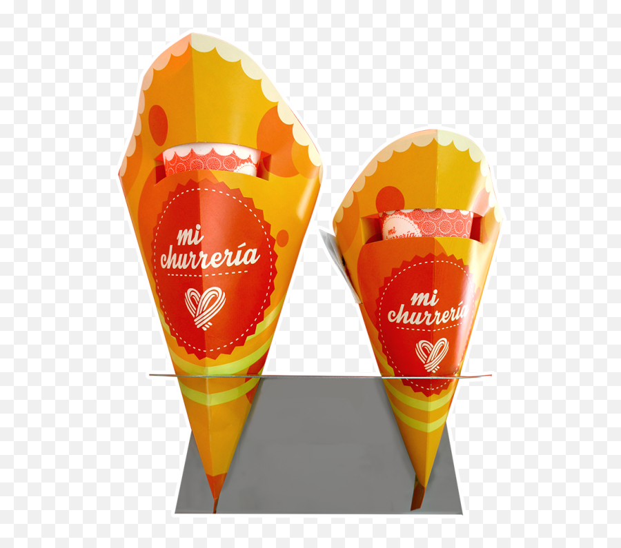 Takeaway Churro Cones Normal Size 1000 Units Box - Ice Cream Cone Png,Churro Png