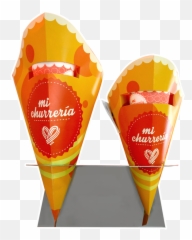 Takeaway Churro Cones Normal Size 1000 Units Box - Ice Cream Cone Png,Churro Png