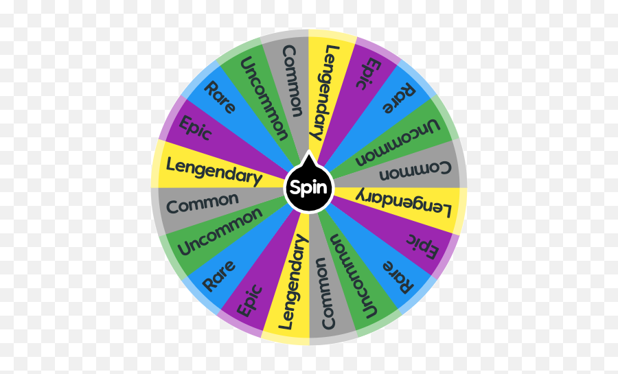 Fortnite Rarity Spin The Wheel App - Circle Png,Rarity Png