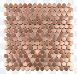 Metals Tiles Brushed Aluminum Mosaics - Roca Tile Usa Png,Mosaic Png