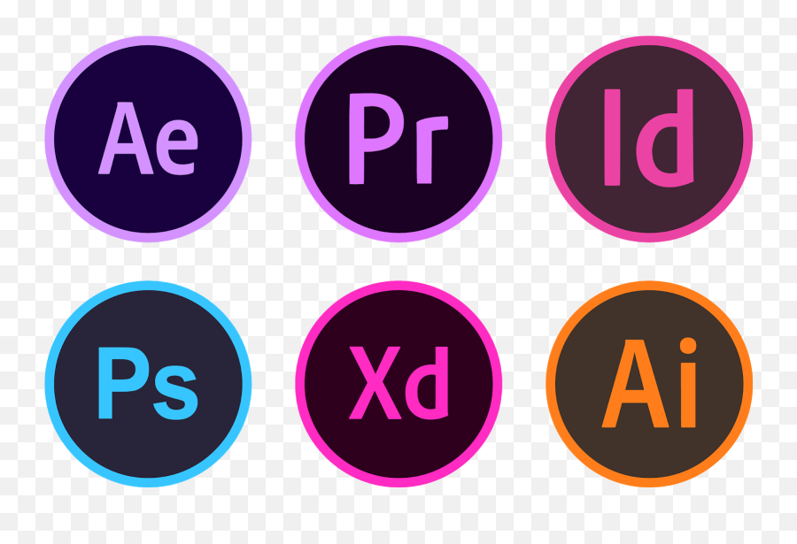 Icons Adobe Illustrator Photoshop - Premiere Pro Logo Circle Png,Adobe Premiere Logo