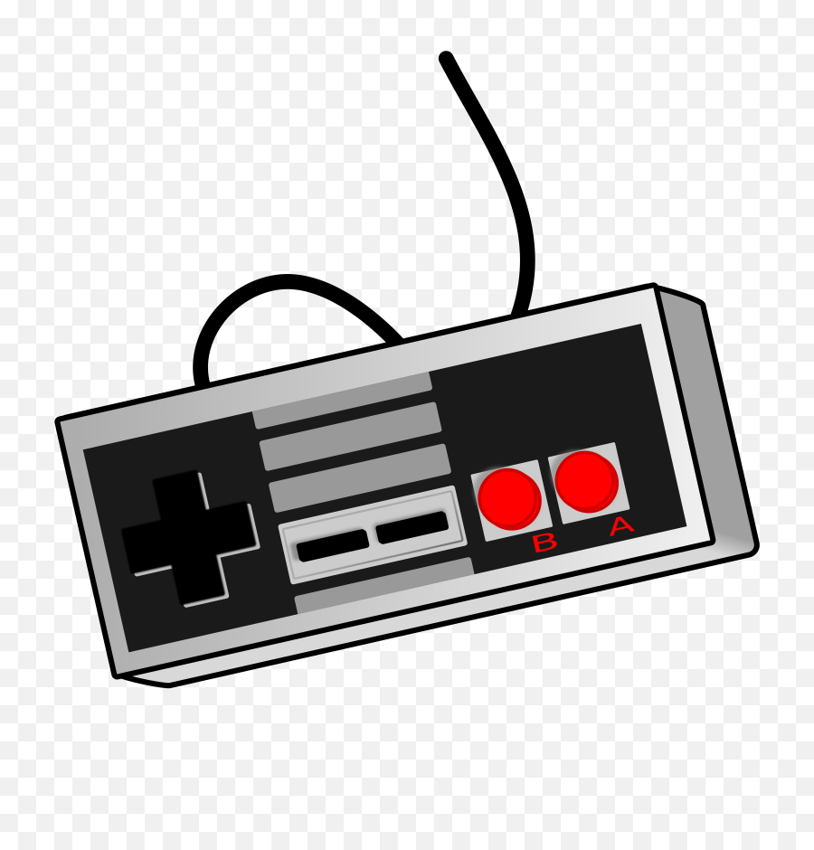Video Games Controller - Video Game Controller Clip Art Png,Nintendo Controller Png
