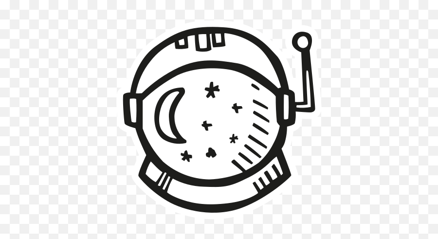 Astronaut Helmet Free Icon Of Space - Astronaut Helmet Icon Png,Astronaut Helmet Png