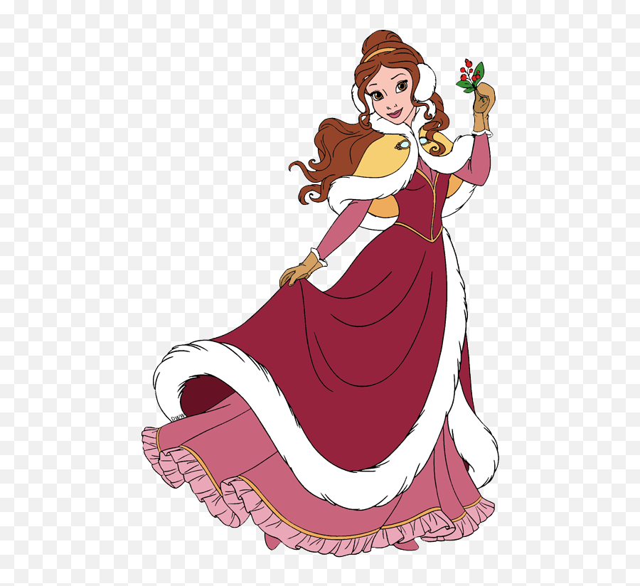 Beauty And The Beast Christmas Clip Art Disney Galore Png