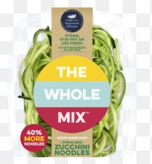 Zucchini Spiralised Vege Noodles - Leaf Vegetable Png,Zucchini Png