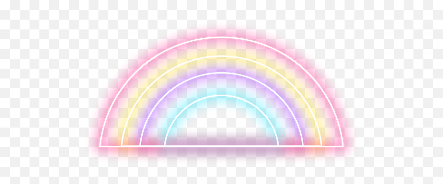 Neon Emoji Library - Circle Png,Rainbow Emoji Png
