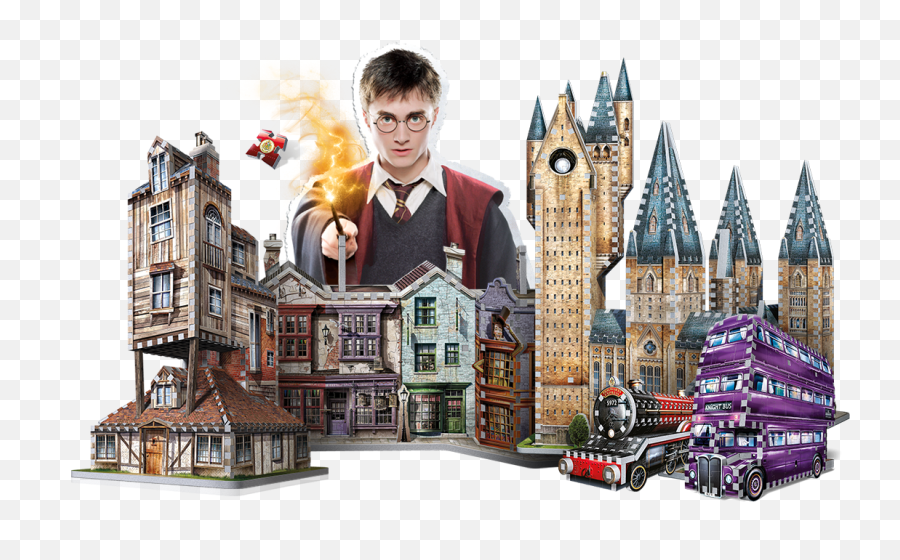 Hogwarts Express Wrebbit 3d Puzzle - Harry Potter 3d Puzzle Png,Hogwarts Transparent